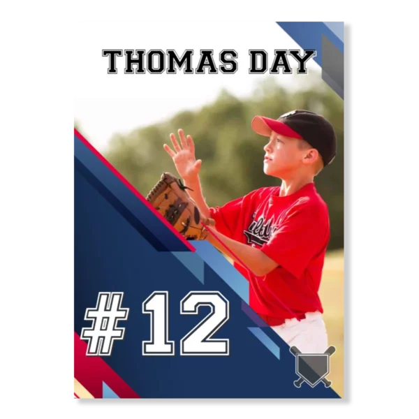 Baseball Card Template 12 - Modern