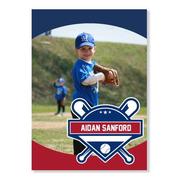 Baseball Card Template 8 - American