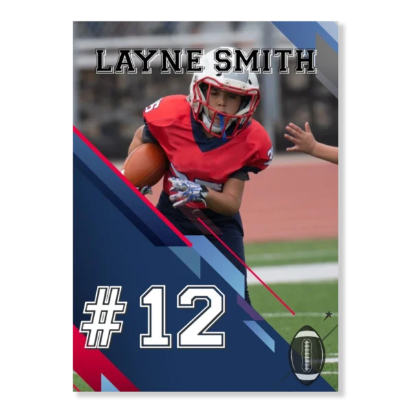 Football Card Template 12 - Modern