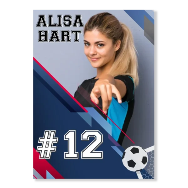 Soccer Card Template 12 - Modern