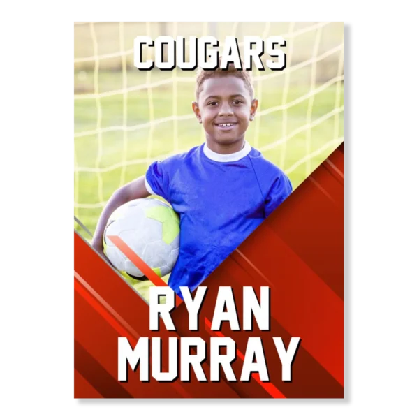 Soccer Card Template 11 - Modern