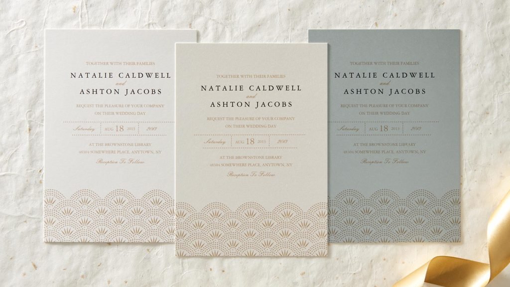 How to Choose a Wedding Invitation Finish That Fits Your Style